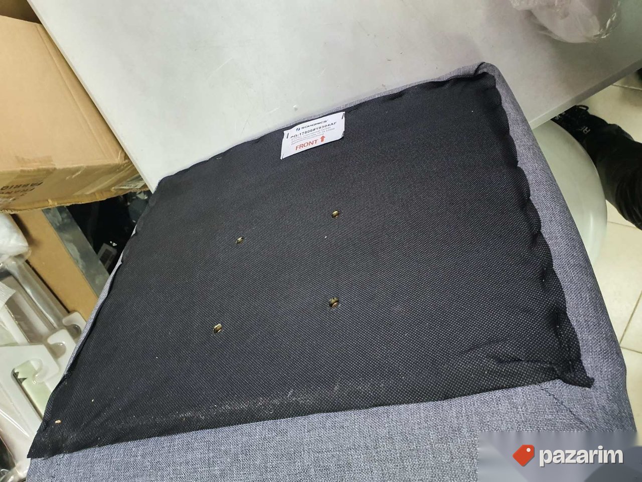Set 2 Barske Stolice Sive do 200Kg - Songmics 6