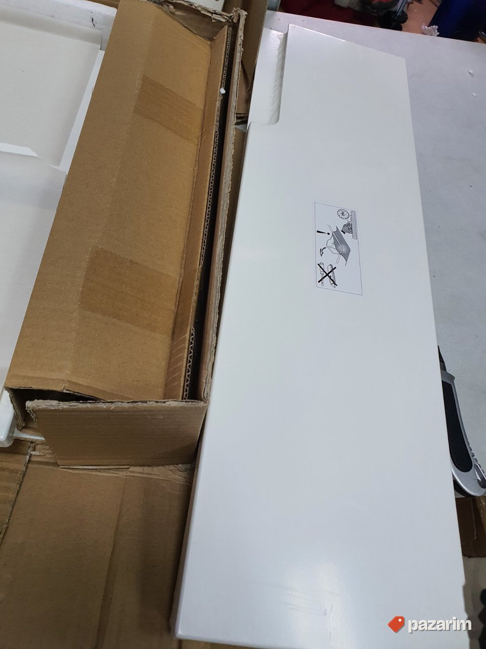 Komoda Visoki Sjaj 40x65x80cm Bela - Bega 2