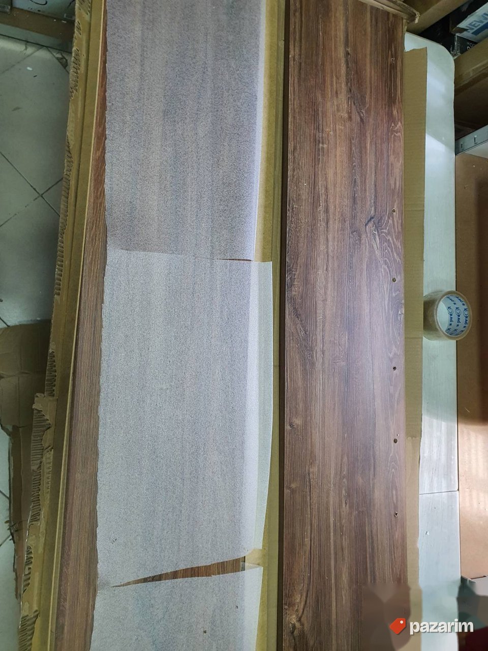 Zidna Polica 156x25x27cm Drvena - Naturoo 3