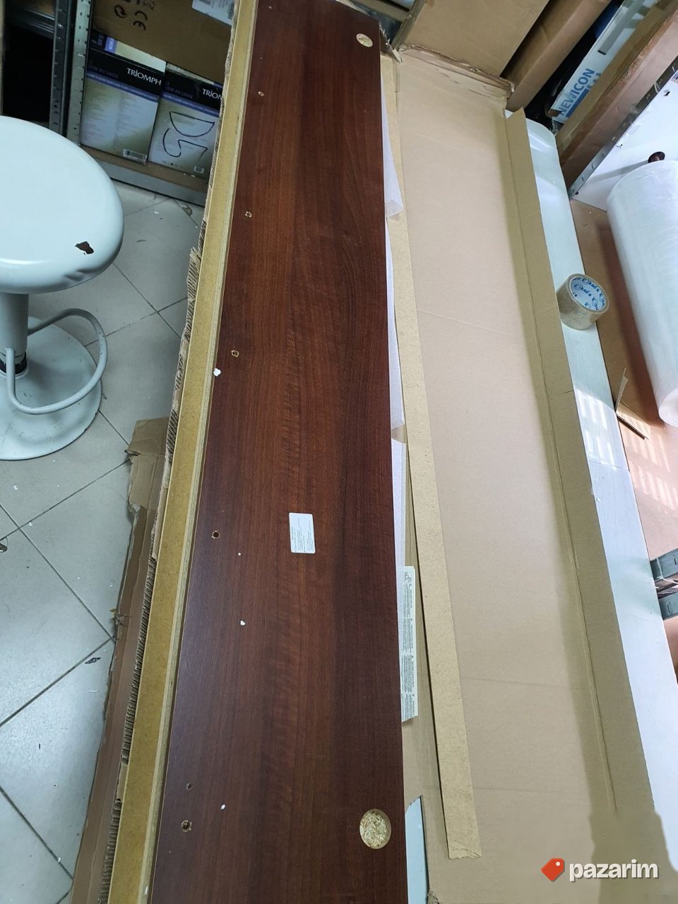 Zidna Polica 156x25x27cm Drvena - Naturoo 4