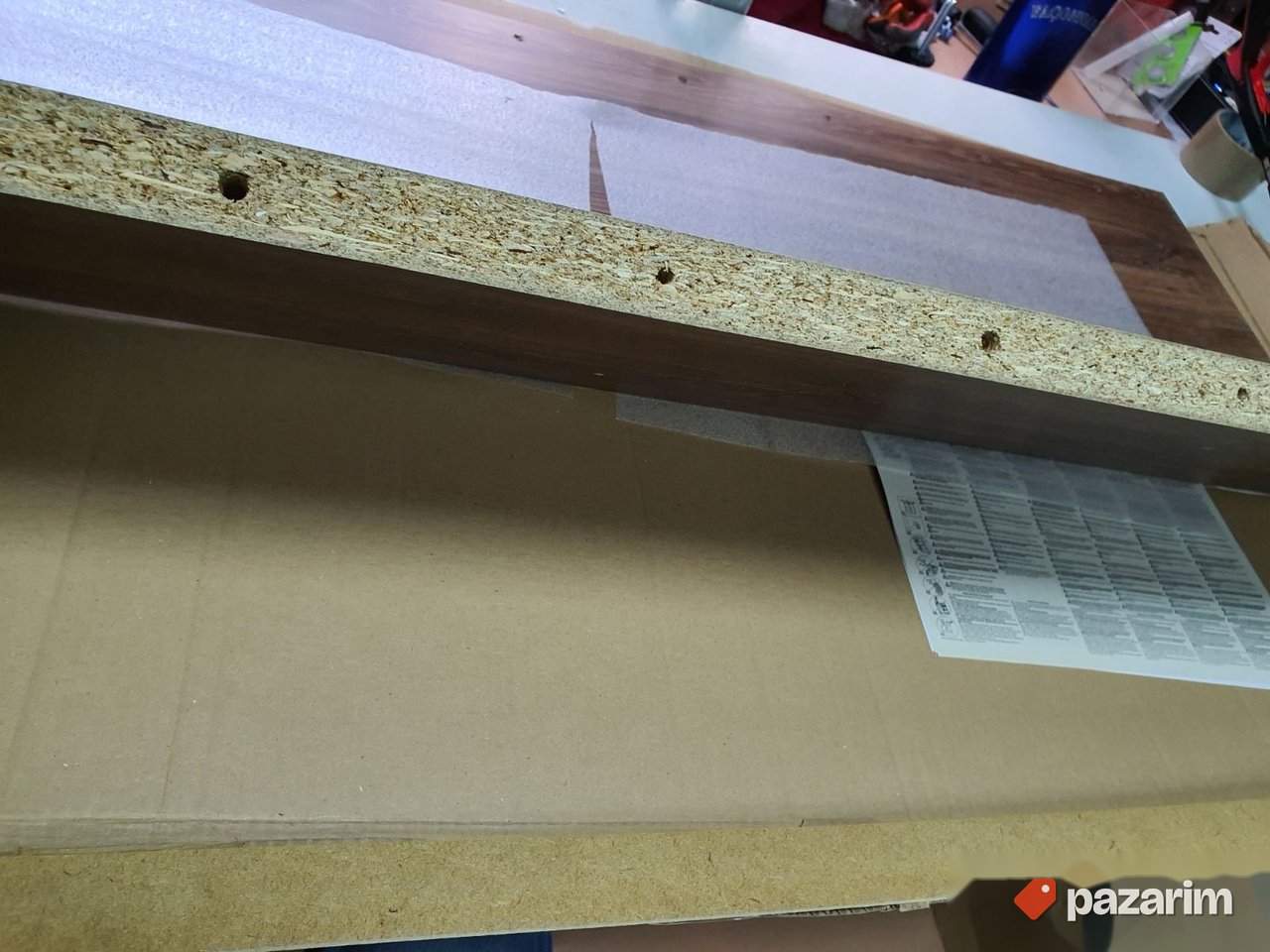 Zidna Polica 156x25x27cm Drvena - Naturoo 7