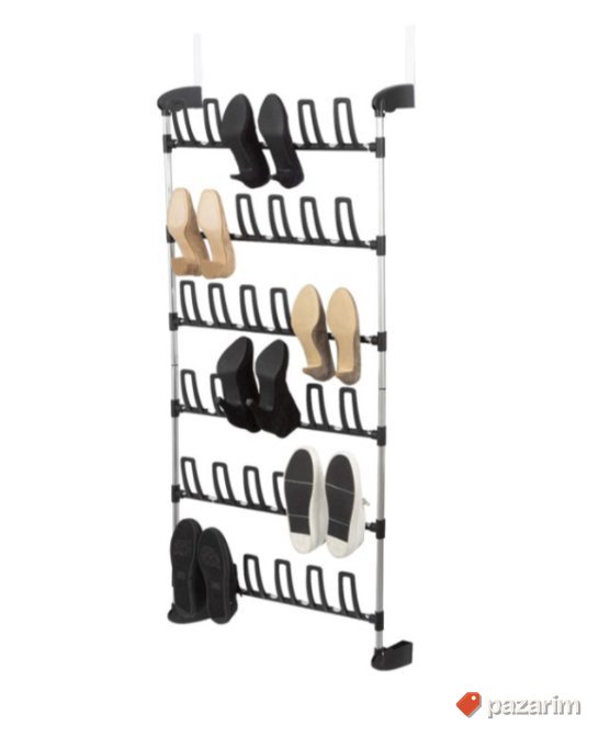 Cipelarnik za 18 Pari Obuce Metal-Plastika 68x155cm 8