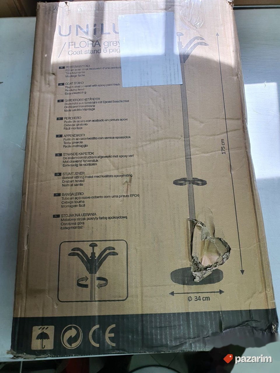 Cuiviluk sa Metalnm Postoljem 175x34cm - Unilux 6