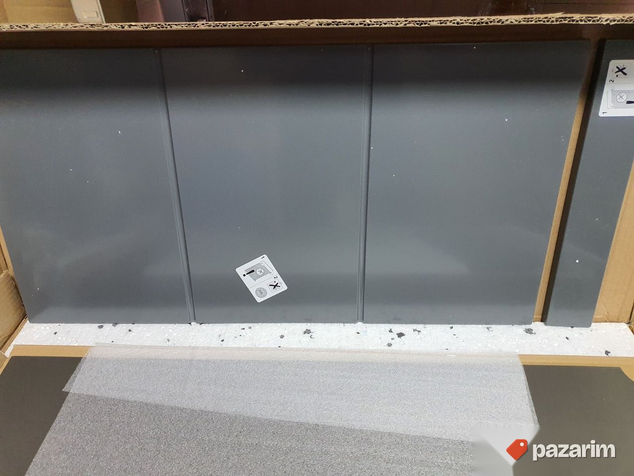 Viseci ormaric za kupatilo 37x77x23cm - Trendteam sivi 8