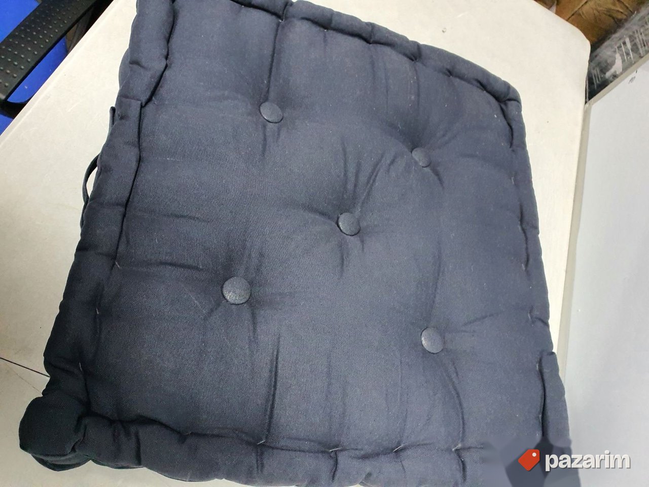 Veliki podni jastuk 50x50x10cm - Tamno siva 4