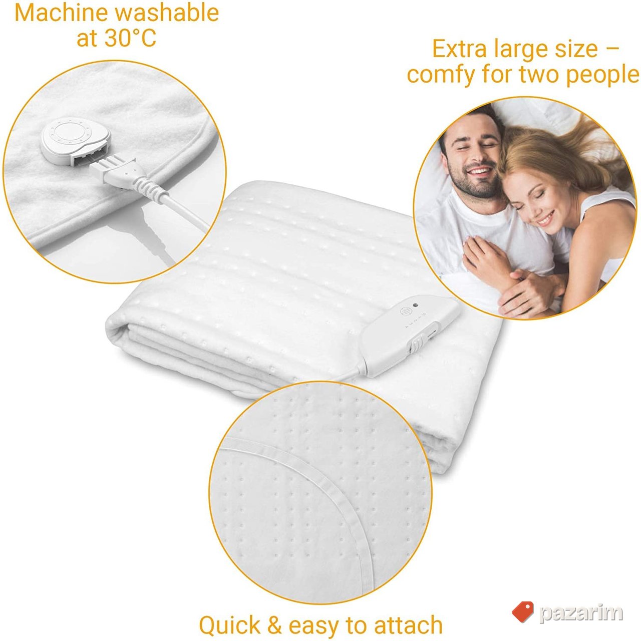 Medisana naddusek sa grejacima 150x160cm - HU676 6