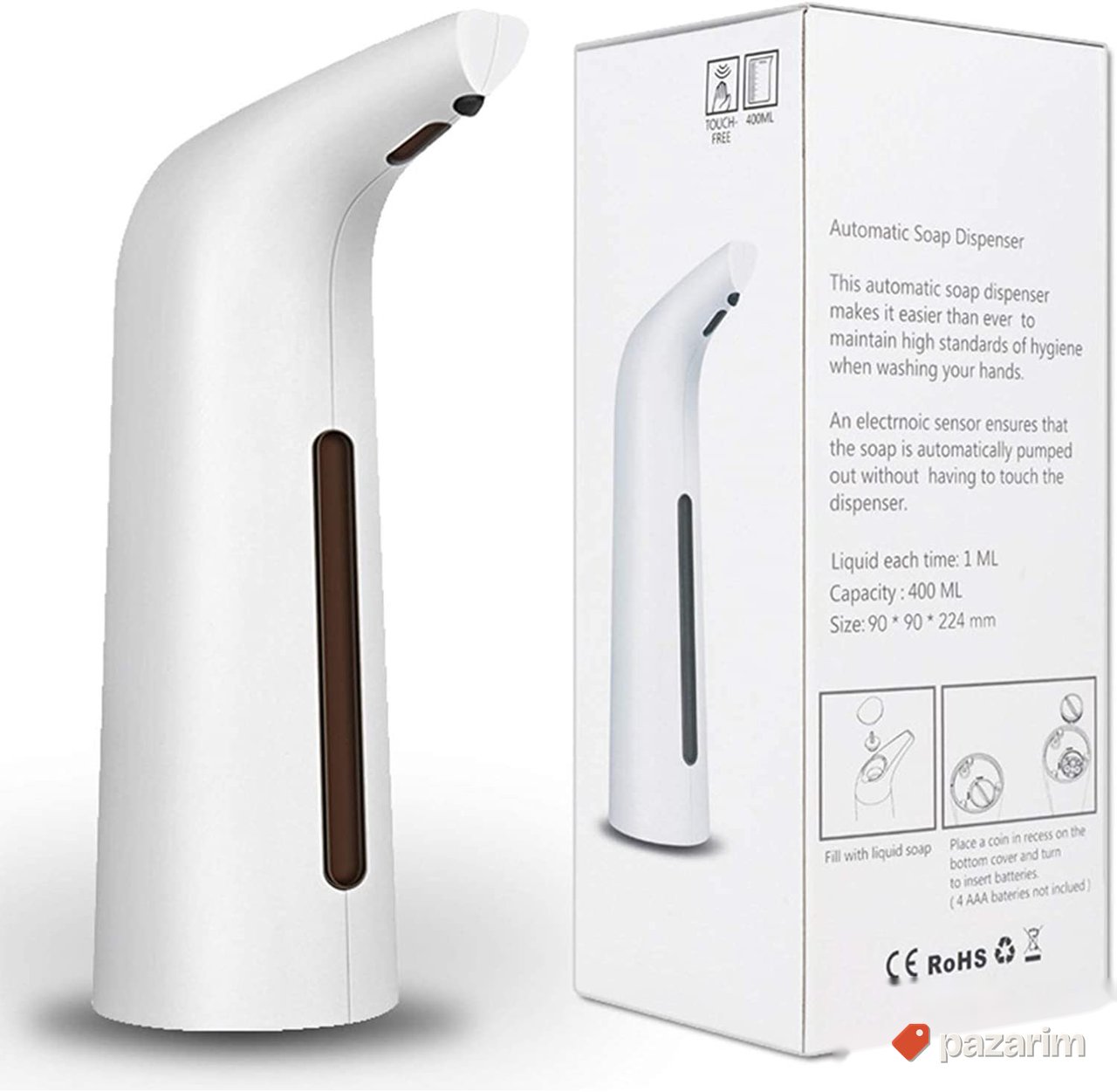 Inteligentni automatski indukcioni dozator sapuna od 400 ml 1