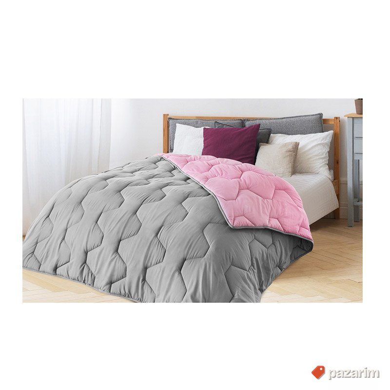 Roze Sivi jorgan 240x260cm poliester #130 3