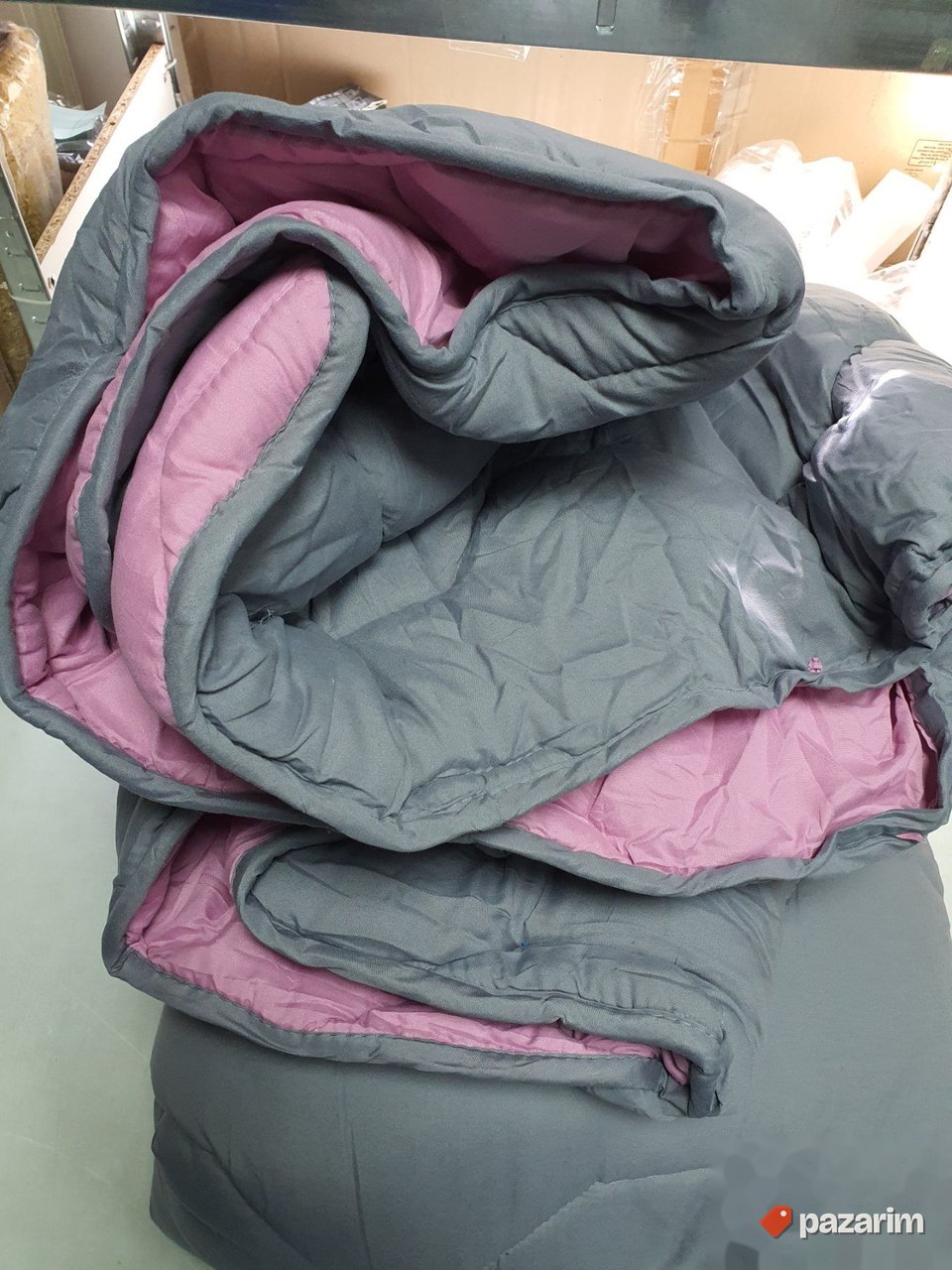 Roze Sivi jorgan 240x260cm poliester #130 4