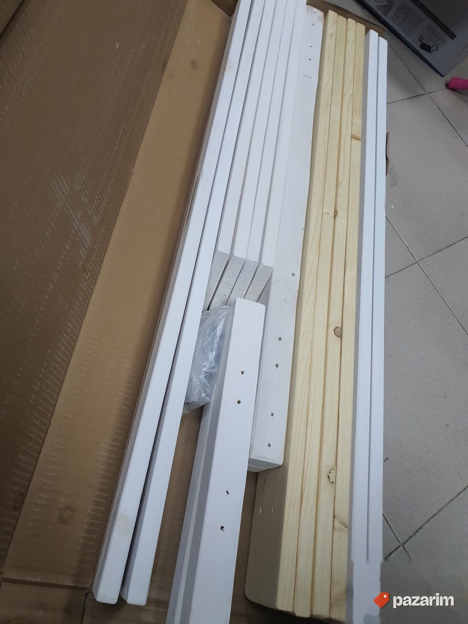2u1 Deciji sto sa Klupom 90x79x50cm - Pinolino Beli 4