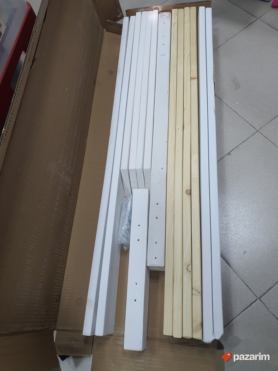 2u1 Deciji sto sa Klupom 90x79x50cm - Pinolino Beli 5