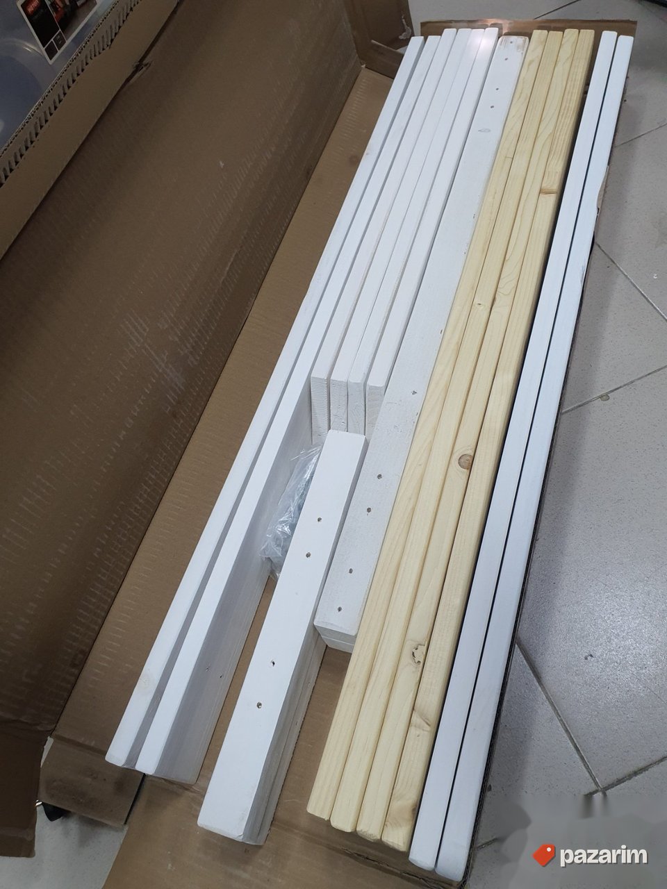 2u1 Deciji sto sa Klupom 90x79x50cm - Pinolino Beli 6