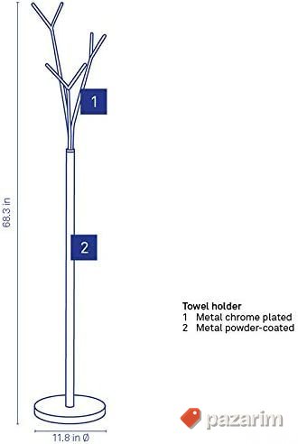 Civiluk metal Hrom 173.5cm - kela 6