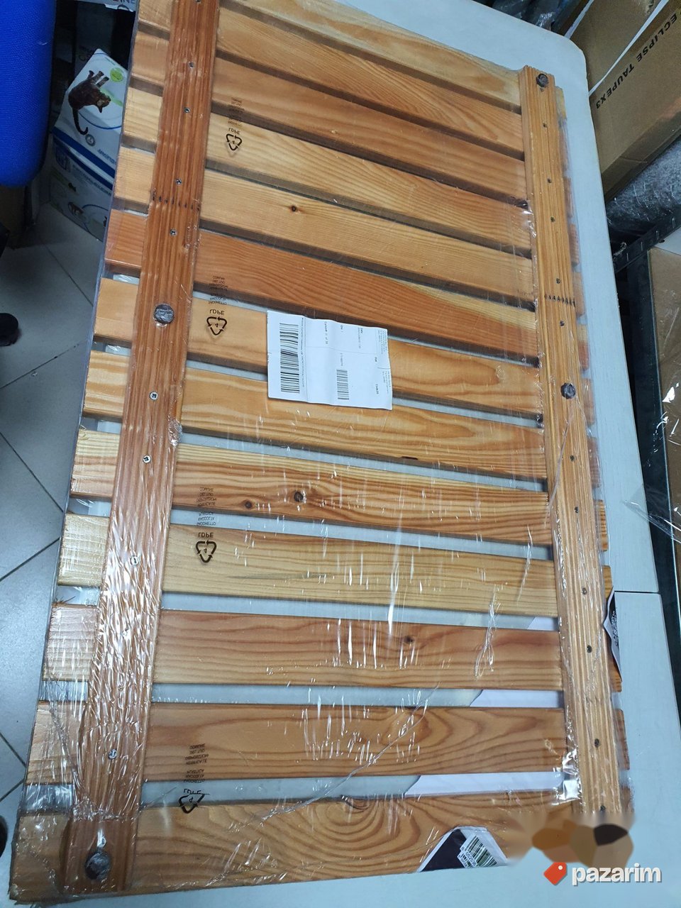 Drvena neklizajuca tuš platforma 105x63cm 6