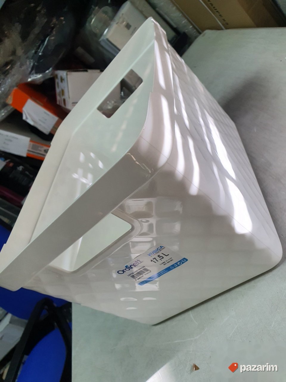 Plasticna Korpa za kupatilo - Ves 17.5L 4