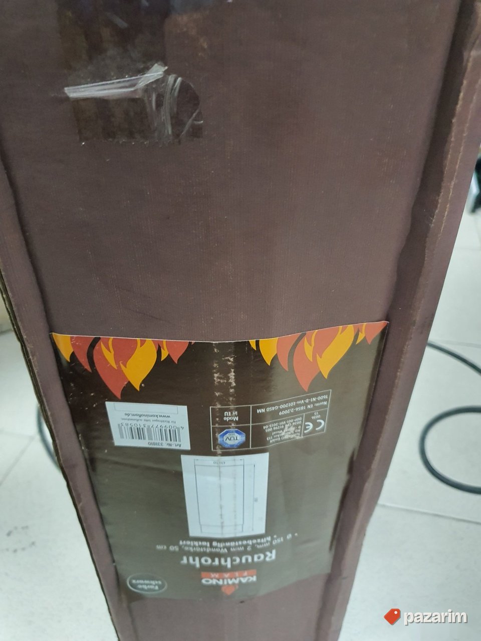 Cunak za sporet-kamin Fi150mm debljina 2mm 7