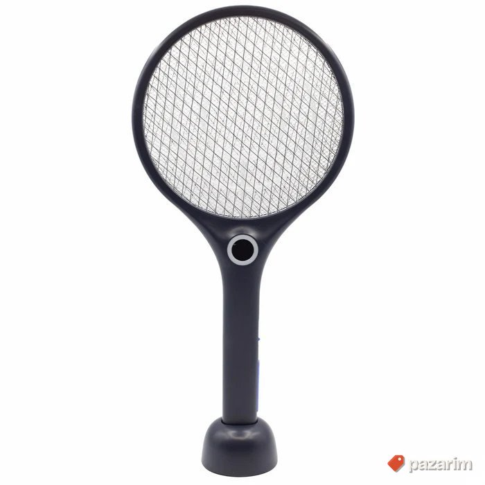 2u1 Reket za komarace muve insekte + LED Lampa 2