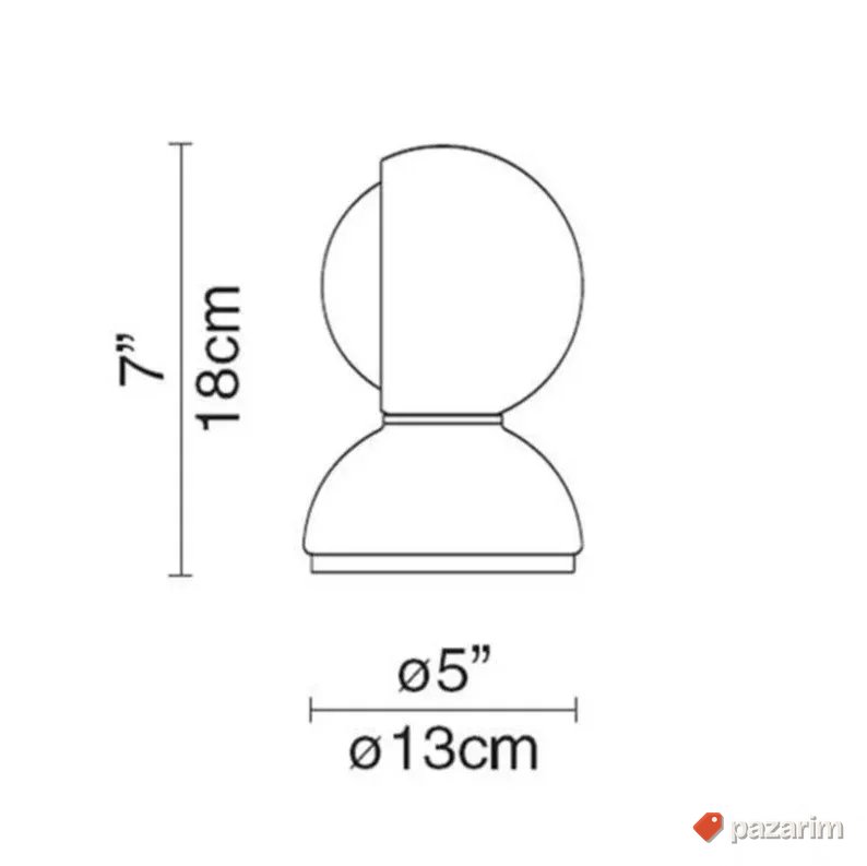 Stona/zidna lampa - Artemide Eclisse 3