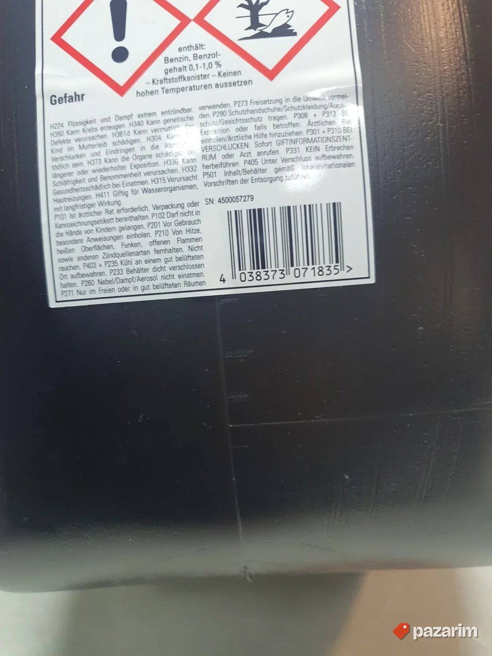 Plasticni Kanister za Gorivo - 20 Litara 3