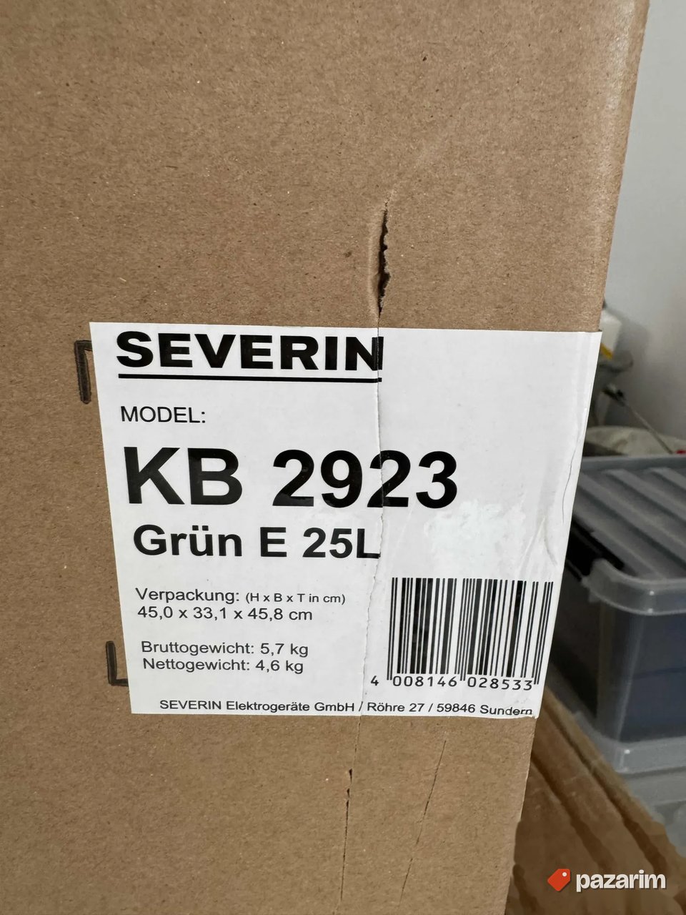 Elektricni rucni prenosni frizider - 25L 220/240V - 12V 7